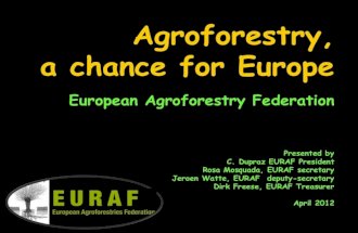 Agroforestry, a chance for europe