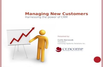 Managing New Customers