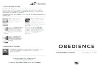 Obedience Study Participant Guide (English)