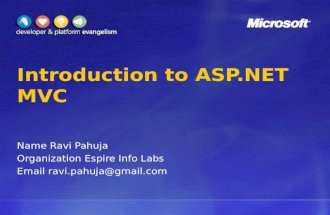 Introduction To Asp.Net Mvc