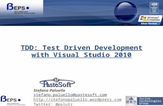 TDD with Visual Studio 2010