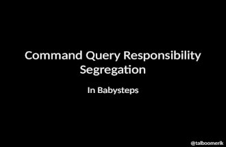 Cqrs in babysteps