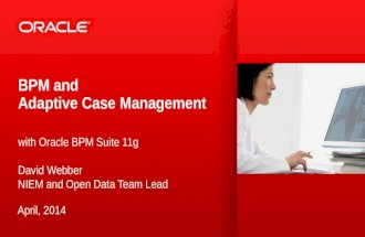 Oracle BPM Adaptive Case Management 2014