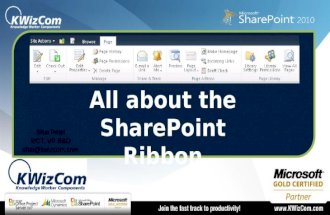 All about the SharePoint ribbon