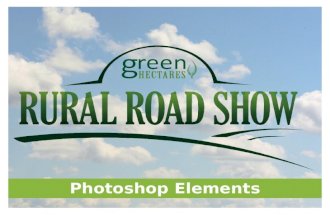 Green Hectares Rural Tech Workshop – Photoshop Elements