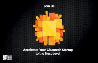 Cleantech Open 2012 Business Accelerator & Competition