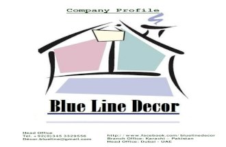 Blue Line Decor Company Profile - Karachi