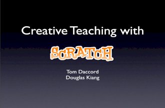 Creative Teaching with Scratch