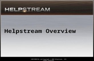 Helpstream Overview