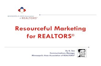 Resourceful Marketing for REALTORS®