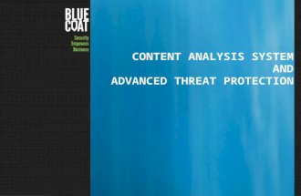 Content Analysis System and Advanced Threat Protection