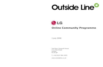 Lg   Community Programme   01072008 V3