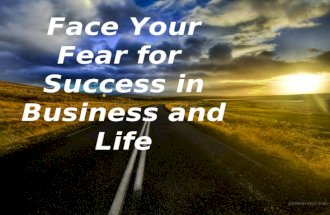 Face Your Fear for Success
