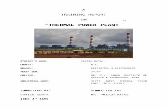 Ntpc vocational training project report sipat