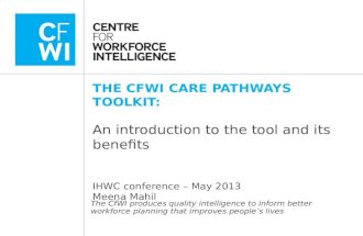 The CfWI Care Pathways Toolkit