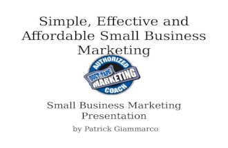 Small Business Marketing   Dtm 7 Steps