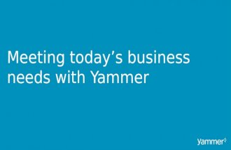 Yammer   Enterprise Social from Microsoft Business Case
