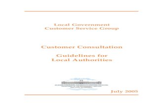 Local Auth Customer Consultation Guidelaines