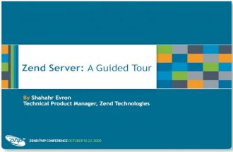 Zend Server: A Guided Tour