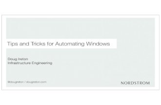 Tips and Tricks for Automating Windows with Chef