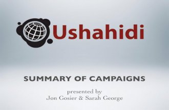 Ushahidi Campaign Summary 2011