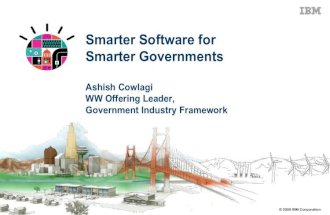 Smarter Software for Smarter Governments