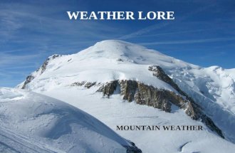 Weather  Mountain Lore