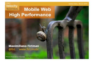 Mobile Web High Performance