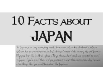 10 Facts about Japan - PEOPLE