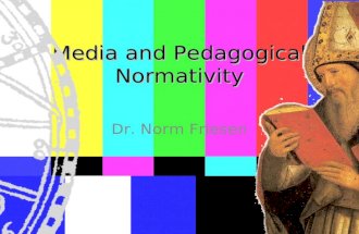 Normativity and media1