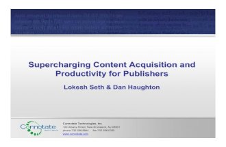 Supercharging Content Acquisition And Productivity For Publishers Presentation
