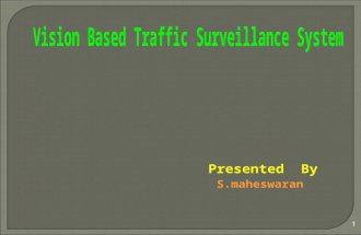Vision Based Traffic Surveillance System