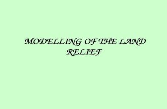 Modelling of the land relief