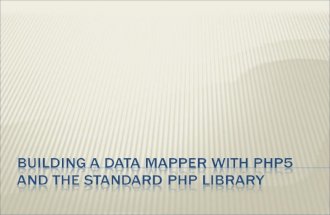 Building Data Mapper PHP5