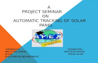 POWER FULL PPT ON Sun tracking solar panel (2)