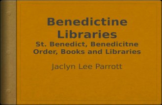 Benedictine libraries