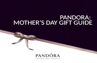 PANDORA Mother's Day Gift Guide 2013 (Canada)
