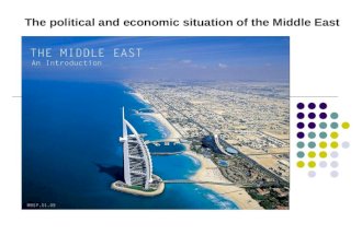 The Economics & Political Situation Of Middle East