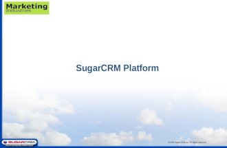 Sugar Crm Marketing Industries Presentation   5 Platform