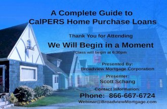 100% Financing Options with CalPERS - A Complete Guide to the CalPERS Home Loan Program