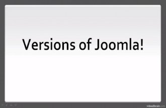 Joomla 3-versions
