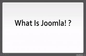 Joomla 1-introduction