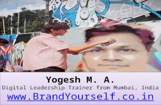 Yogesh M. A. -  Digital Leadership Trainer from Mumbai, India