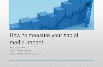 How to measure your social media impact