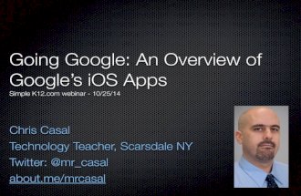 Going Google: An Overview of Google's iOS Apps - 102514