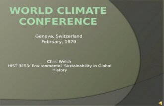 World climate conference slidecast