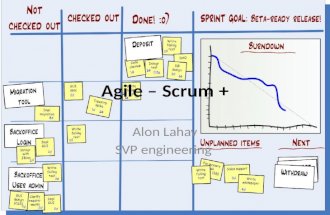 Agile – scrum +