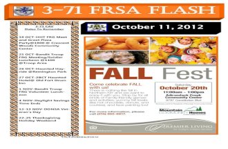 FRSA Flash 11 October 2012
