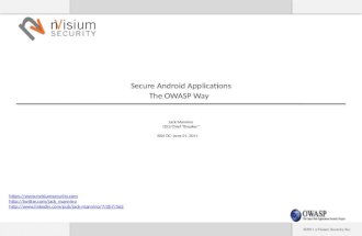 Secure Android Apps- nVisium Security