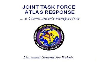 Slides Accompanying Lt Gen Wehrle Africa Jtf Atlas Response Presentation